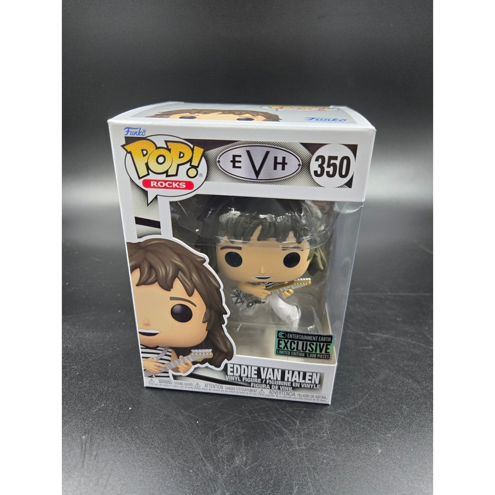 Funko Pop Rocks Eddie Van Halen 350 Entertainment Earth Exclusive Limited 5000